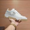 Philipp Plein white real python leather lo-top sneakers.