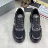 Prada Black Padded Nappa Leather Sneakers (3) Prada Black Padded Nappa Leather Sneakers