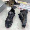 Prada Black Padded Nappa Leather Sneakers (4) Prada Black Padded Nappa Leather Sneakers