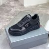 Prada Black Padded Nappa Leather Sneakers (5) Prada Black Padded Nappa Leather Sneakers