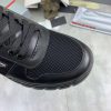 Prada Black Padded Nappa Leather Sneakers (6) Prada Black Padded Nappa Leather Sneakers