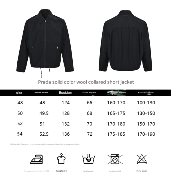 Prada Mohair and Silk Blouson Jacket- Black (1) Prada Mohair and Silk Blouson Jacket- Black