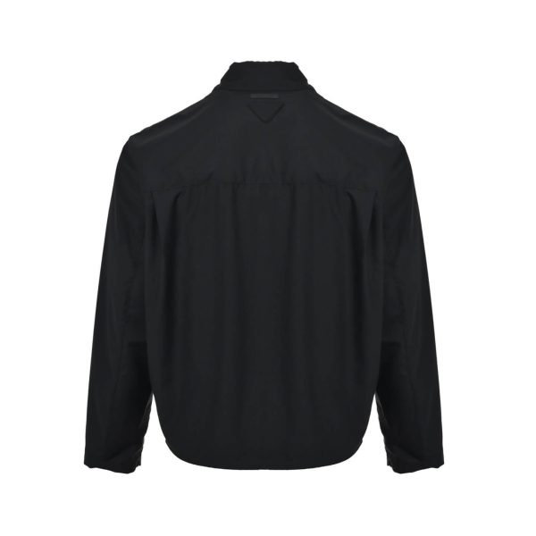 Prada Mohair and Silk Blouson Jacket- Black (12) Prada Mohair and Silk Blouson Jacket- Black