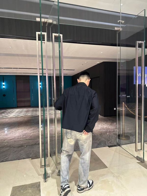 Prada Mohair and Silk Blouson Jacket- Black (2) Prada Mohair and Silk Blouson Jacket- Black