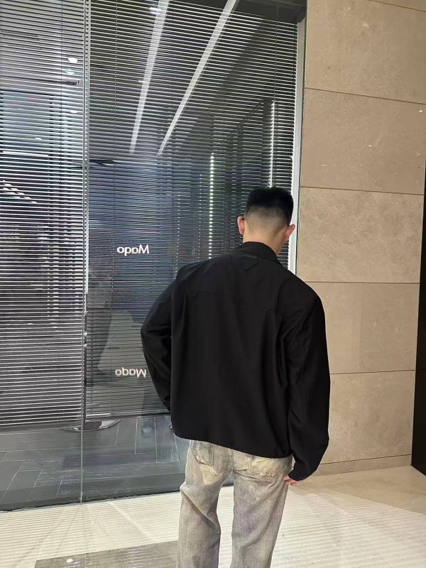 Prada Mohair and Silk Blouson Jacket- Black (5) Prada Mohair and Silk Blouson Jacket- Black