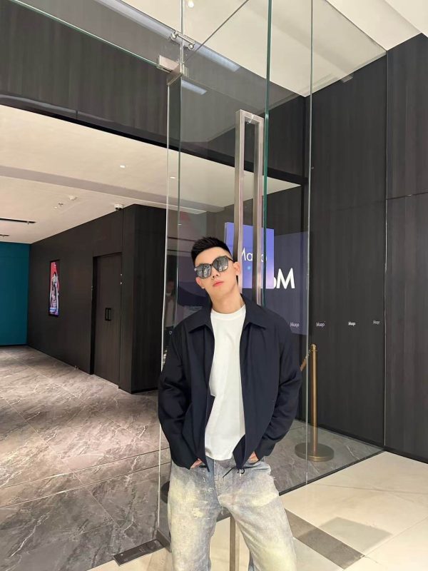 Prada Mohair and Silk Blouson Jacket- Black (7) Prada Mohair and Silk Blouson Jacket- Black