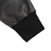 Prada Nappa Leather Raglan Hooded Leather Jacket- Black