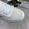 Prada Padded Nappa Leather Sneakers white. (6) Prada Padded Nappa Leather Sneakers white.