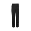 Prada Triangle Logo Zipper Casual Suit Trousers- Black (10) Prada Triangle Logo Zipper Casual Suit Trousers- Black