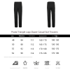Prada Triangle Logo Zipper Casual Suit Trousers- Black (2) Prada Triangle Logo Zipper Casual Suit Trousers- Black