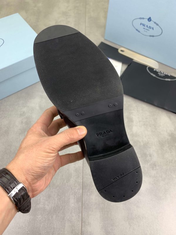 Prada brushed leather derby shoes (2) Prada brushed leather derby shoes