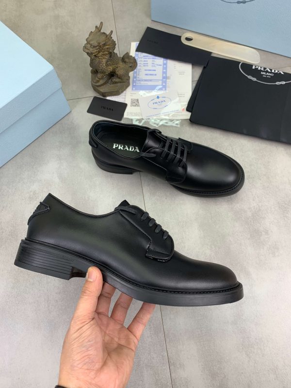 Prada brushed leather derby shoes (5) Prada brushed leather derby shoes