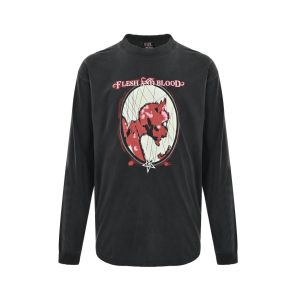 Saint Michael Bodies For The Reaper Short-Sleeve Tee- Black