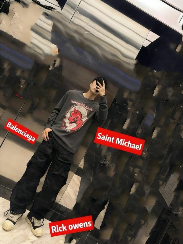 Saint Michael Bodies For The Reaper Short-Sleeve Tee- Black