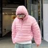 Supreme Micro Down Half Zip Hooded Down Jacket- Pink (4) Supreme Micro Down Half Zip Hooded Down Jacket- Pink