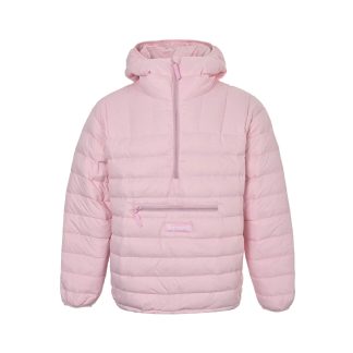 Supreme Micro Down Half Zip Hooded Down Jacket- Pink