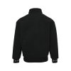 The Louis Vuitton Leather Patch Fleece Blouson Jacket – Black