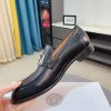 Versace Black leather loafer