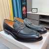 Versace Black leather loafer
