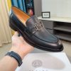 Versace Black leather loafer