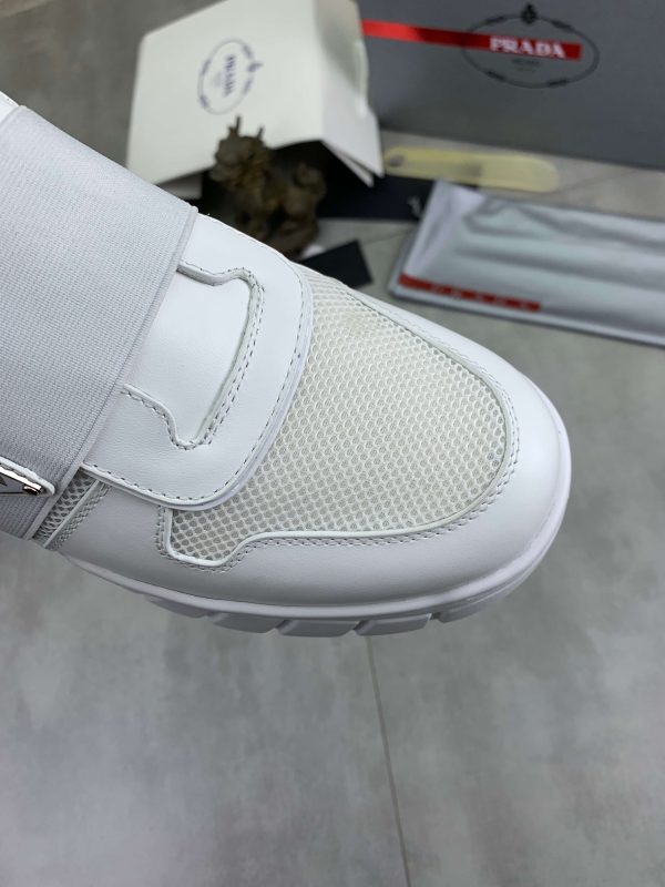 White Prada Padded Nappa Leather low-top sneakers (6) White Prada Padded Nappa Leather low-top sneakers