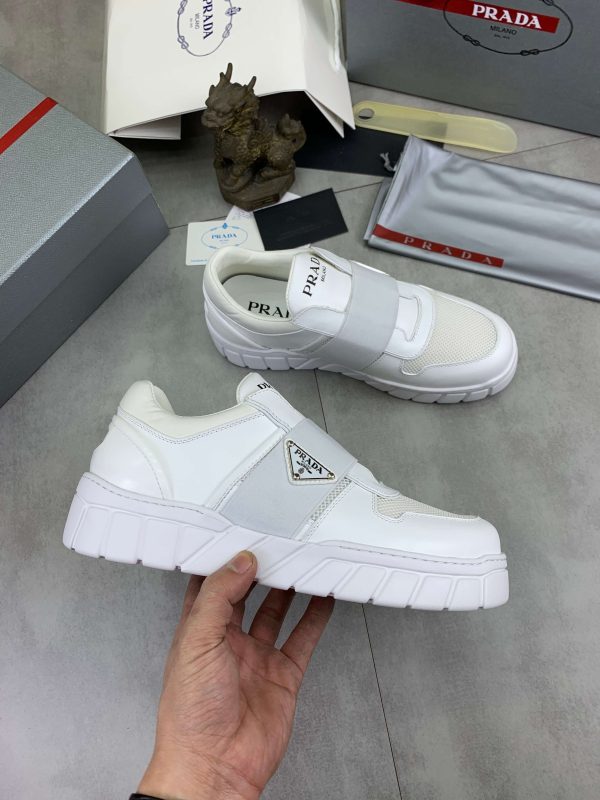 White Prada Padded Nappa Leather low-top sneakers (7) White Prada Padded Nappa Leather low-top sneakers
