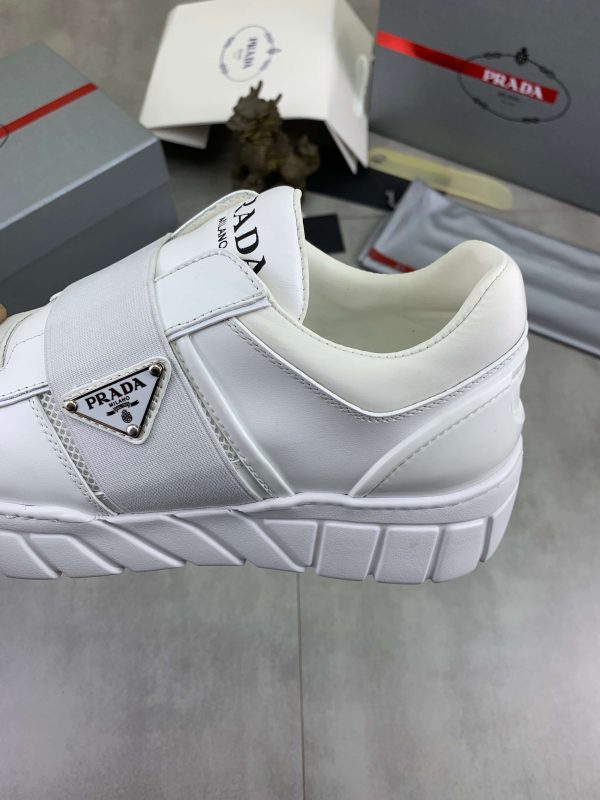 White Prada Padded Nappa Leather low-top sneakers (8) White Prada Padded Nappa Leather low-top sneakers