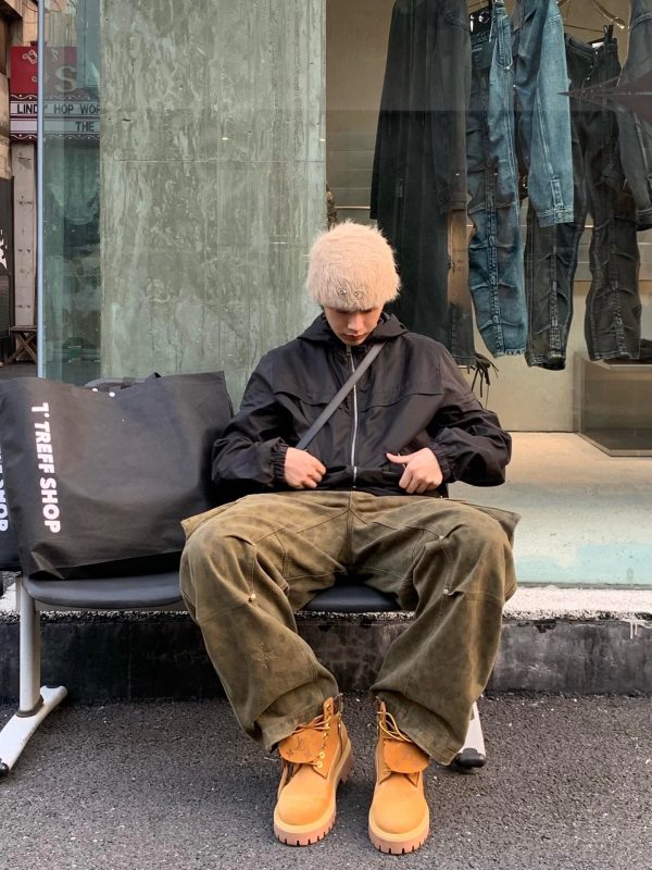 6ff6a419 (1) Prada Knitted Wool Polo Shirt- Dark Blue