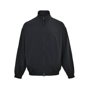 Acne Studios Pinstripe Zipper Jacket (10) Acne Studios Pinstripe Zipper Jacket- Black