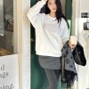 Alexander Wang Essential Terry Crew Sweatshirt- Off-White