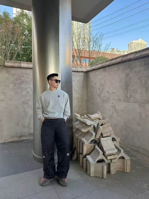 Balenciaga 3B Sports Icon Ski Tracksuit Pants- Black