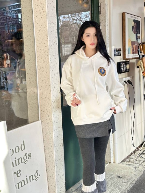 Balenciaga Bomber Embroidered Hooded Jacket- White (3) Balenciaga Bomber Embroidered Hooded Jacket- White