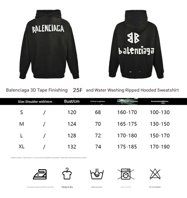 Balenciaga Tape Type Ripped Pocket Hoodie- Black and Pink Logo (1) Balenciaga Tape Type Ripped Pocket Hoodie- Black and Pink Logo.