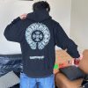 Black Chrome Hearts Hoodie- Black (1) Black Chrome Hearts Hoodie- Black