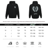 Black Chrome Hearts Hoodie- White (1) Black Chrome Hearts Hoodie- Black