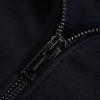 Burberry Check Hood Cotton Zip Hoodie- Black