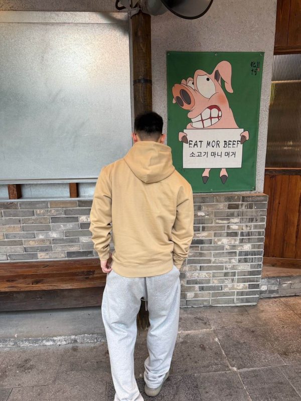 Burberry EKD Cotton Hoodie- Beige