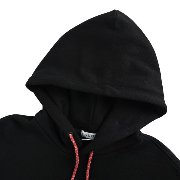Burberry EKD Cotton Hoodie – Black