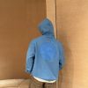 Burberry EKD Cotton Jersey Hoodie- Blue
