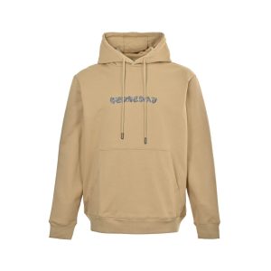 Burberry Letter Print on Chest Hoodie- Beige