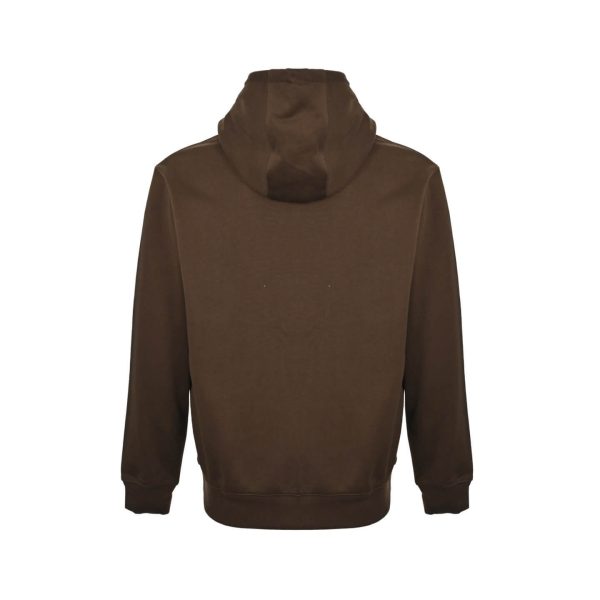 Burberry Letter Print on Chest Hoodie- Brown (7) Burberry Letter Print on Chest Hoodie- Brown