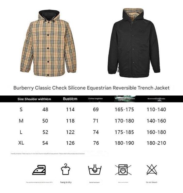 Burberry Reversible Check Hooded Jacket- Archive Beige