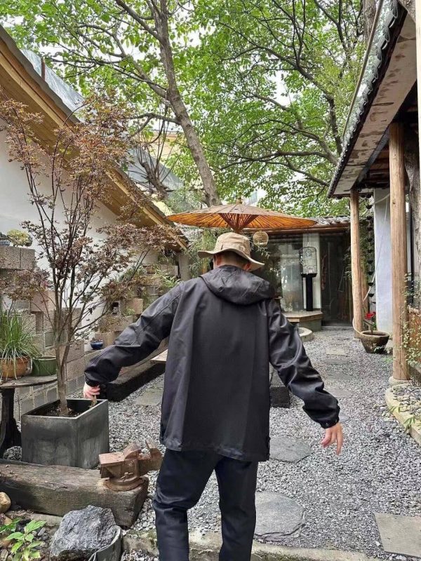 Burberry Reversible Check Hooded Jacket- Archive Beige