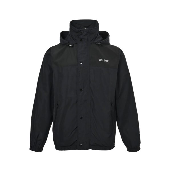 Celine Windbreaker Jacket- Black (9) Celine Windbreaker Jacket- Black