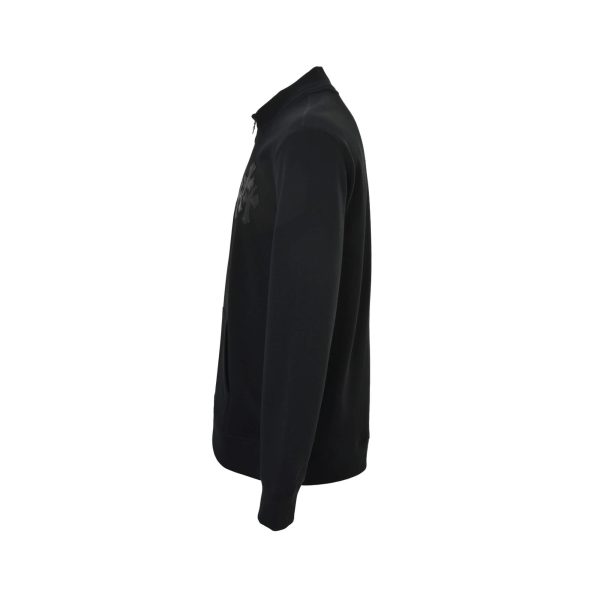 Chrome Hearts Cemetery Cross Quarter-Zip Sweatshirt- Black