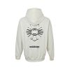 Chrome Hearts Cross Logo Embroidery Washed Burnout Hooded- White
