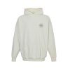 Chrome Hearts Cross Logo Embroidery Washed Burnout Hooded- White
