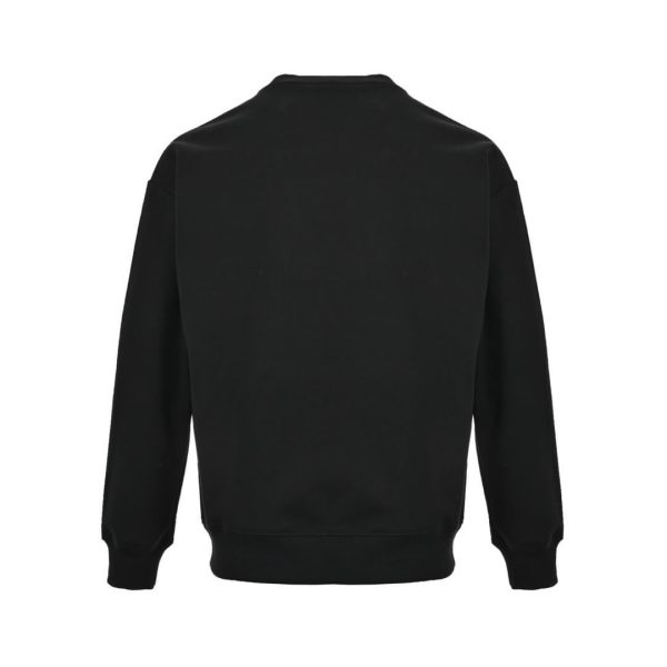 Dior Men's Front Logo Patch Couture Sweatshirt- Black (7) Dior Men's Front Logo Patch Couture Sweatshirt- Black