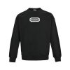 Dior Men's Front Logo Patch Couture Sweatshirt- Black (9) Dior Men's Front Logo Patch Couture Sweatshirt- Black