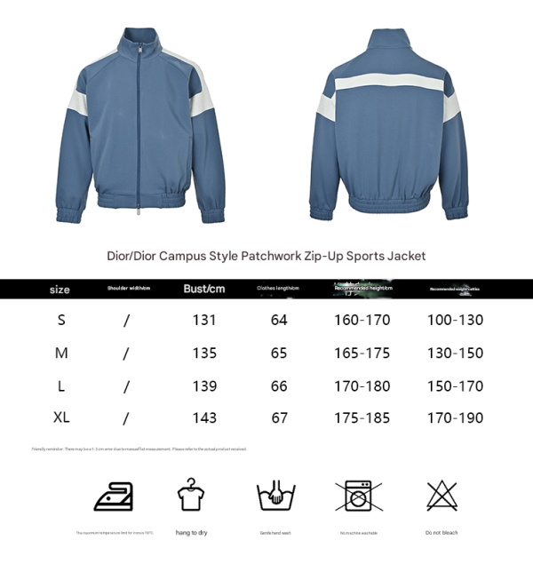 Dior and Parley Zipped Track Jacket- Blue (1) Dior and Parley Zipped Track Jacket- Blue
